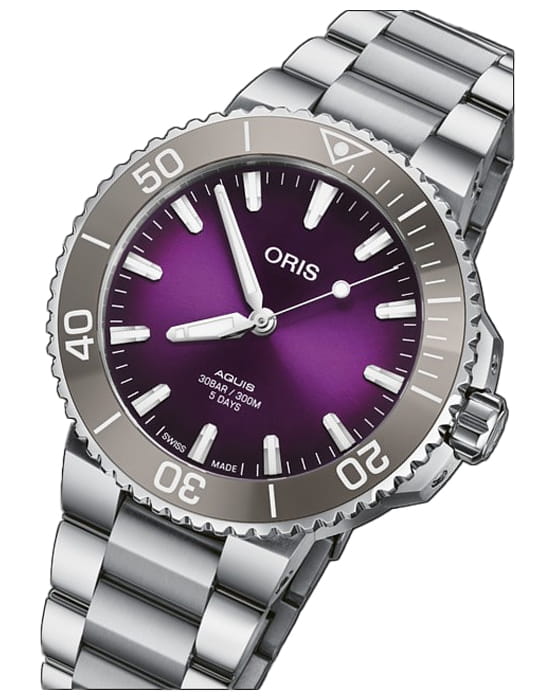 Oris Oris Aquis Hölstein Edition 01 400 7769 4188-Set , наручные мужские часы фото под углом